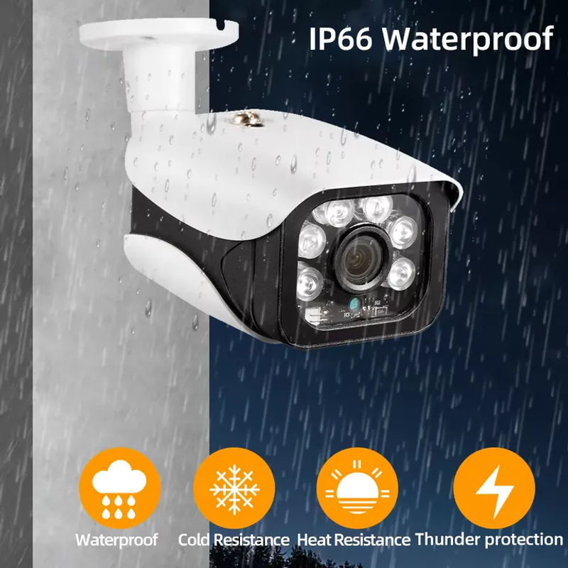 NINIVISION 4K PoE CCTV-Kamerasystem-Set mit 8MP IP-Sicherheitskameras und NVR Kit für die wasserdichte Outdoor-Videoüberwachung via Ethernet/LAN - Bild 2