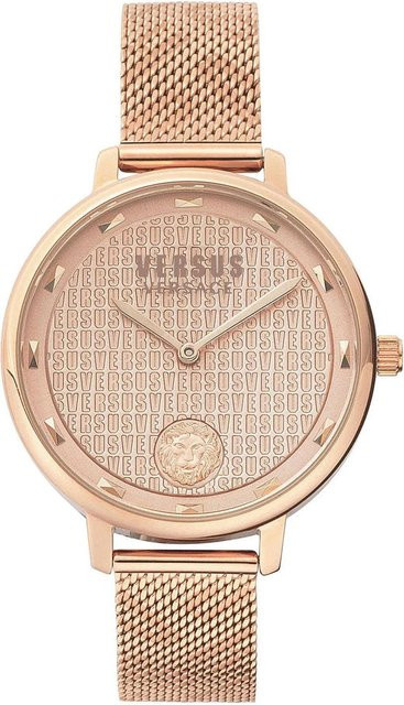 Versus Damenuhr, Quarz, Edelstahl, Roségold, 36 mm - Bild 1