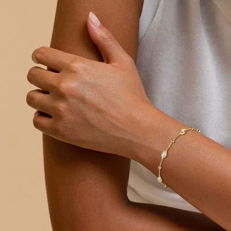oxtao Armband, 925 Silber, Moissanit, Damen - Bild 3