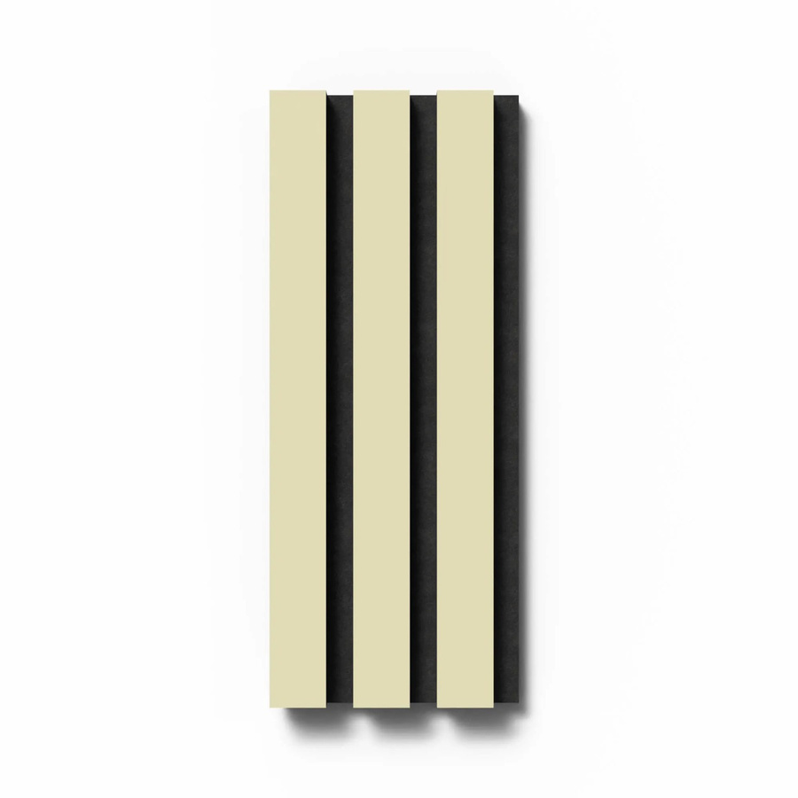Denpanels Akustikpaneel Muster Linoleum Pearl in Schwarz mit Streifenoptik im skandinavischen Stil, B: 29,5 cm, H: 15 cm - Bild 2