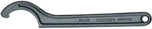 Gedore Hakenschlüssel mit Nase aus Chrom-Vanadium in Grau für Muttern-Ø 30 - 32 mm, Länge: 135 mm - Bild 1