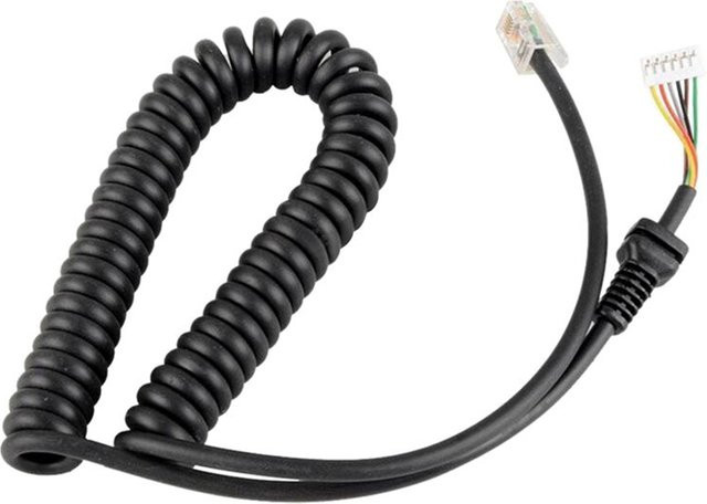 Yaesu Ersatz-Mikrofonkabel in Schwarz, Länge: 120 cm, passend für MH48A FT7800/1907 - Bild 1