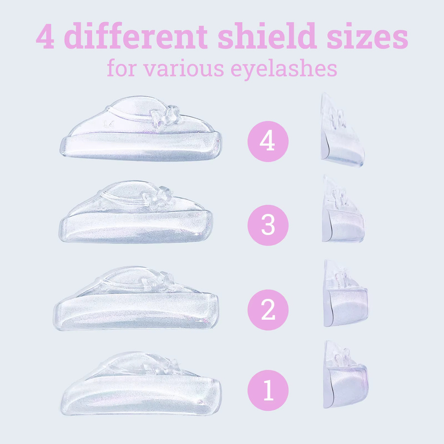 Lomansa Lash Lift Silikon Wimpern Dauerwelle Pads, 4 Paar - Bild 1