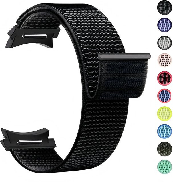 I LOVE LUO Uhrenarmband Nylon, Schwarz, Unisex - Bild 1