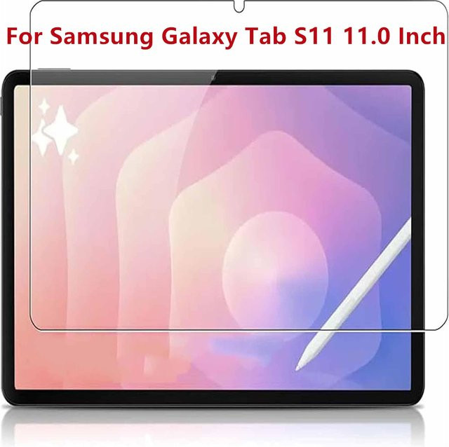 Samsung Galaxy Tab S11 Displayschutzfolie aus 9H gehärtetem Glas, transparent, 11,0 Zoll - Bild 1