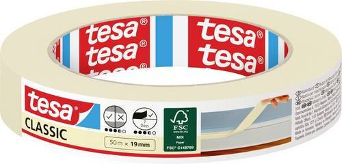 tesa Classic Kreppband Weiß, Breite: 19 mm, Länge: 50 m - Bild 1
