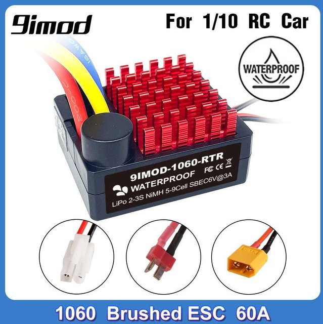 9IMOD 1060 RTR 60 A ESC, elektronische Geschwindigkeit Controller, 1:10, wasserdicht - Bild 1