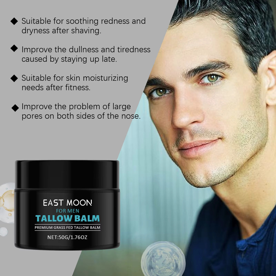 East moon Tallow-Balsam, Gesichtspflege für Herren, Reife Haut - Bild 3