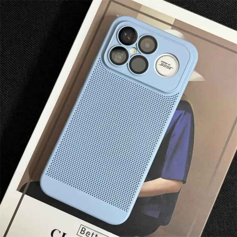 Schutzhülle für Xiaomi POCO F8Pro F8Ultra F7Pro F7Ultra mit Wärmeableitung und Anti-Drop-Funktion aus mattem PC in Orange oder Blau - Bild 1