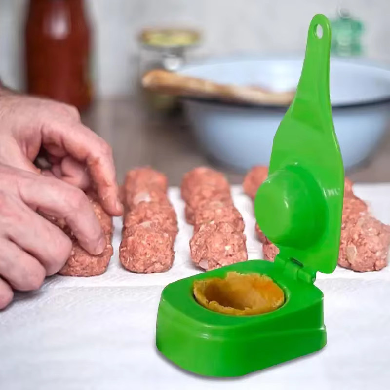 Tostonera Banana Bacon Form Grüne Kartoffelpresse und Smasher aus Kunststoff für die Küche - Bild 2