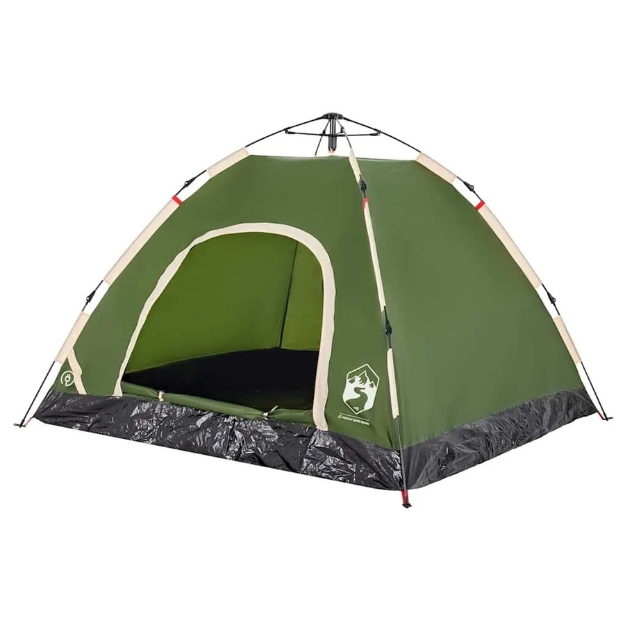 vidaXL Campingzelt für 3 Personen in Grün mit Quick Release System 4004165 - Bild 2