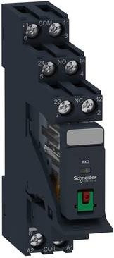 Schneider Electric Interfacerelais RXG21B7PV in Schwarz und Grün, 30 Stück - Bild 1