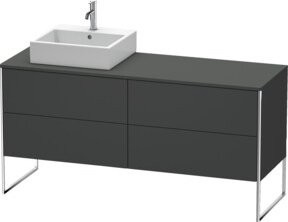 Duravit Waschtischunterschrank XSquare in Graphit, B/T/H: 160 x 54,8 x 77,8 cm - Bild 1