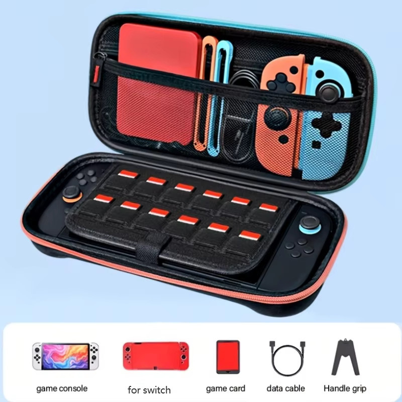 Schutztasche für Nintendo Switch2 Spielkonsolen der zweiten Generation in Rot-Blau - Bild 3