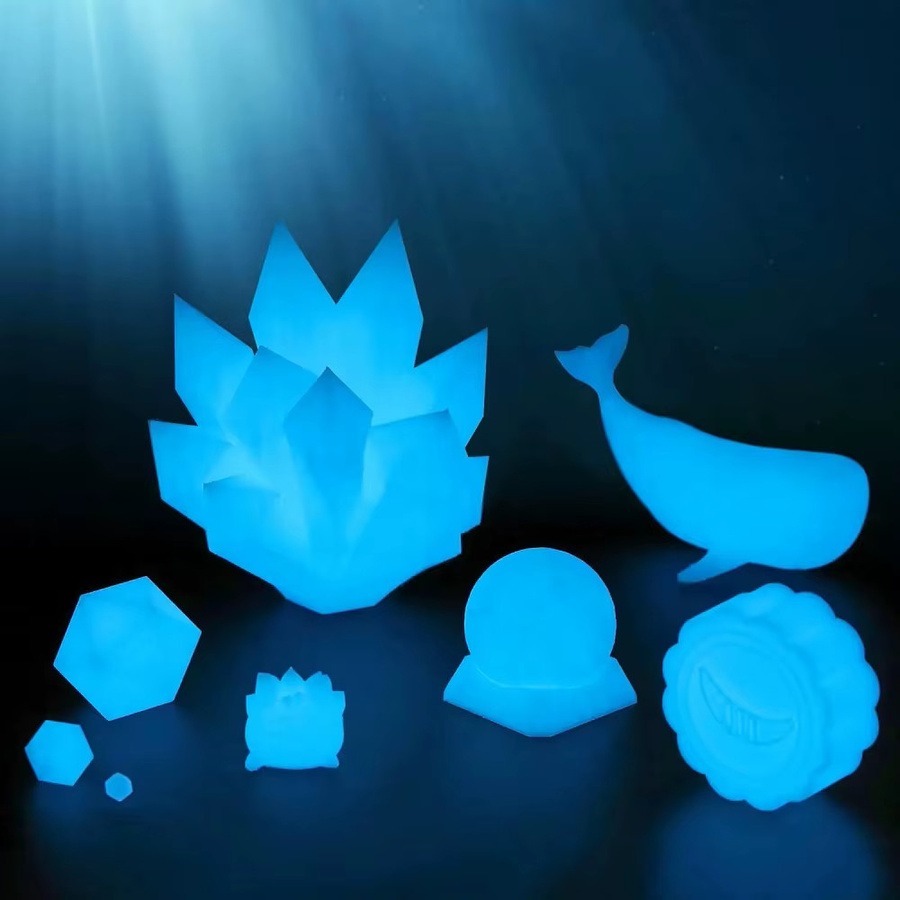 3D Maliang Flexibles TPU Filament im Dunkeln leuchtend, 1,75 mm, 95 A, Farben: Transparent, Blau, Grün - Bild 3