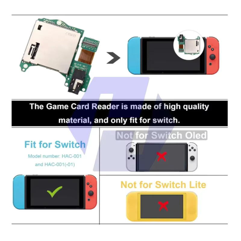 YXTVGAME Gamepad Kartenleser für Nintendo Switch V1 und V2 mit 3,5 mm Kopfhöreranschluss - Bild 4