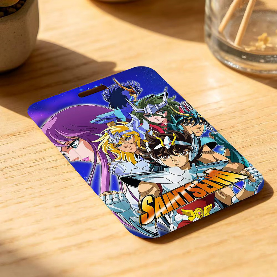 Anime Saint Seiya Ausweishalter mit Umhängeband für Schule und Büro in Multicolour - Bild 5