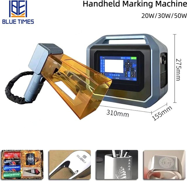 Bluetimes Lithium-Akku Handmarkiermaschine für Metall, Holz und Acryl - Bild 1