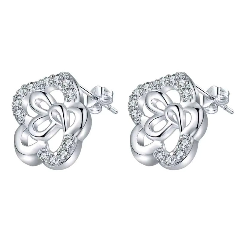 SAY Ohrringe, 925 Silber, Zirkon, Damen - Bild 3