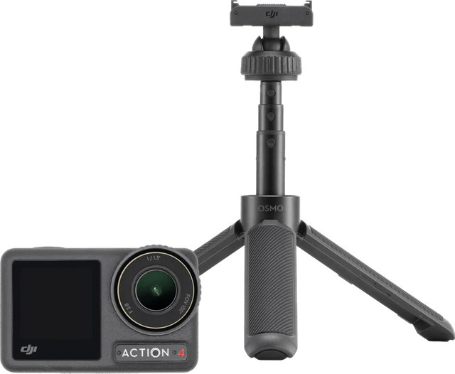 DJI Osmo Action 4 Action Camera mit Mini Tripod in Schwarz - Bild 1