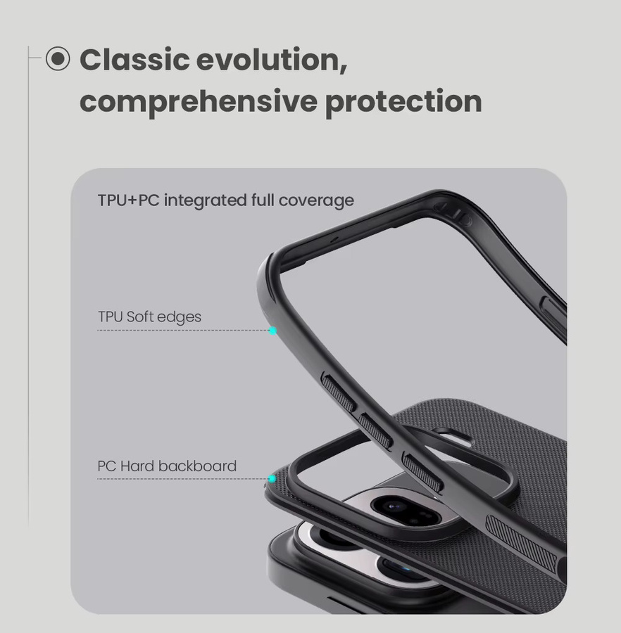 Nillkin Super Frosted Shield Pro Magnetische Hülle für OPPO Find X9 Pro in Schwarz - Bild 2