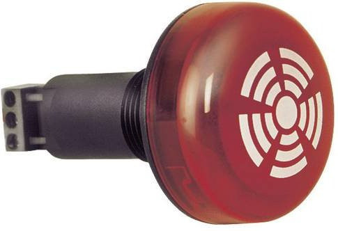 Werma Signaltechnik Kombi-Signalgeber LED 150.300.55 Gelb Dauerlicht 24 V/DC 80 dB - Bild 1