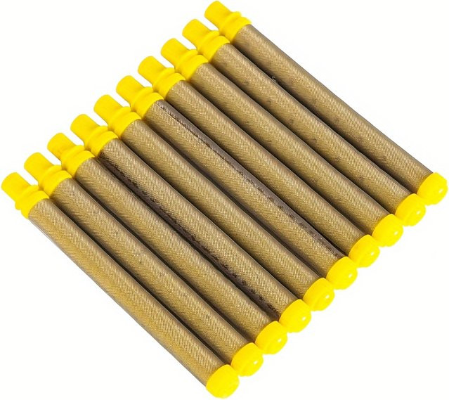 Wagner Airless-Farbspritzpistolenfilter Ersatzset, 10 Stück, 100 Mesh, Gelb - Bild 1