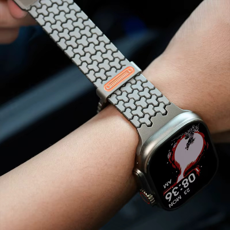 CAOWTAN Uhrenarmband Edelstahl, Silber, Unisex - Bild 5