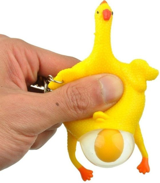 PRELEXT Entlüftungsspielzeug Huhn, gelb - Bild 1