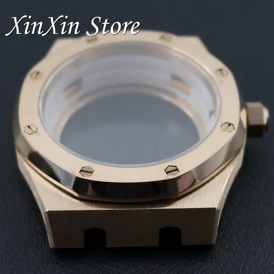 XINGHAN Uhrenzubehör, Roségold, Edelstahl, 41 mm, Unisex - Bild 2
