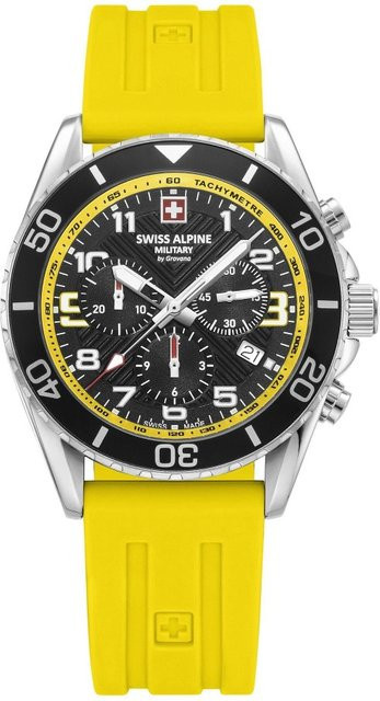 Swiss Alpine Military Raptor Chronograph, Quarz, Edelstahl, 42 mm, Herren - Bild 1