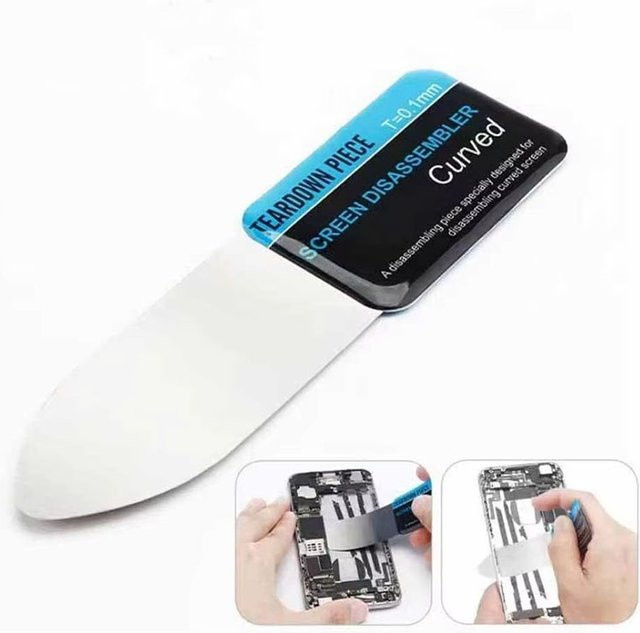 Mrgabwte Metall Handy Bildschirm Öffnungswerkzeug für gebogene LCD-Displays, ultra-dünne flexible Demontagekarte - Bild 1