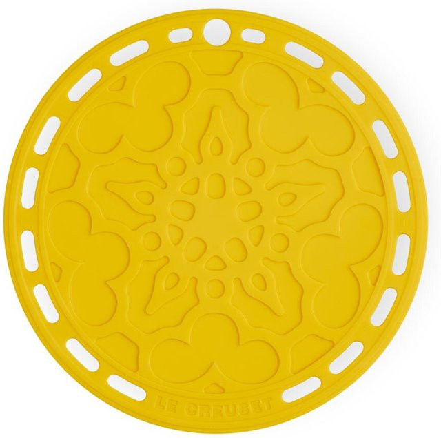 Le Creuset Silikon Untersetzer Tradition Rund Nectar Gelb Durchmesser: 20 cm - Bild 1