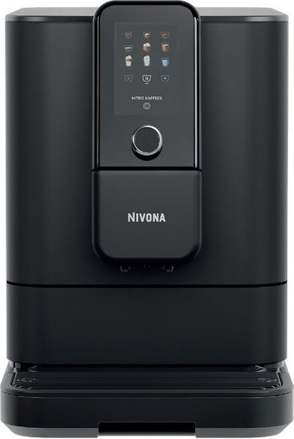 Nivona RomaticaPlus Kaffee-Vollautomat in Schwarz mit integriertem Mahlwerk und Heißwasserfunktion - Bild 1