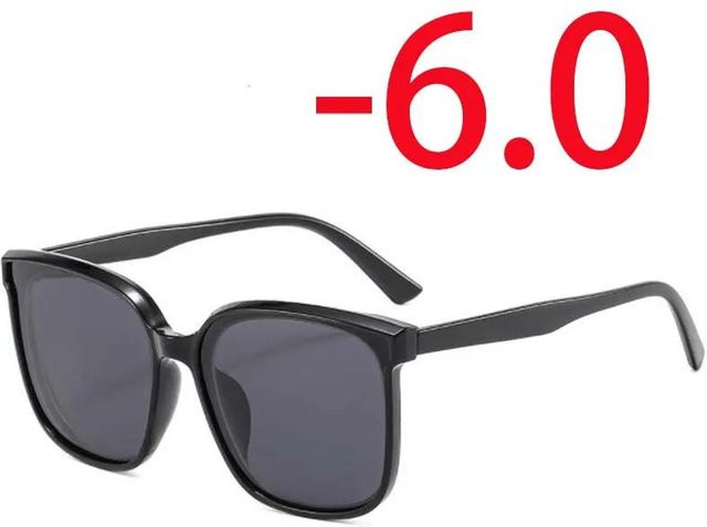 Sonnenbrille, Unisex, Vollrand, Square, Kunststoff, Schwarz - Bild 1