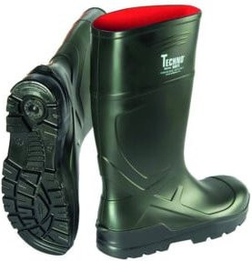 Sicherheitsschuhe VOSSO Techno Boots Stiefel S5 aus Polyurethan in Grün, Größe 43 - Bild 1