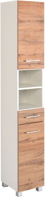 Held Möbel Hochschrank Molina Weiß B/T/H: 30 x 30 x 180 cm - Bild 1