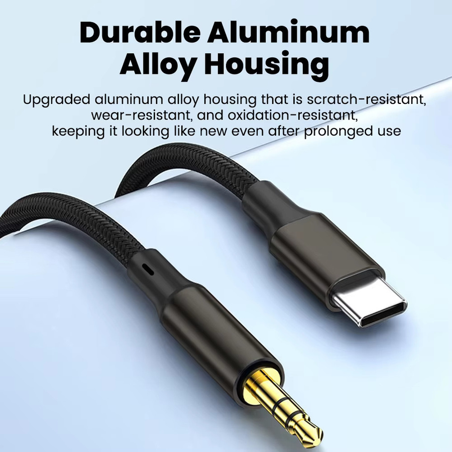 Olaf USB-C auf 3,5 mm Klinke AUX Audio-Adapter in Schwarz für iPhone 15 16 17 und Samsung - Bild 5
