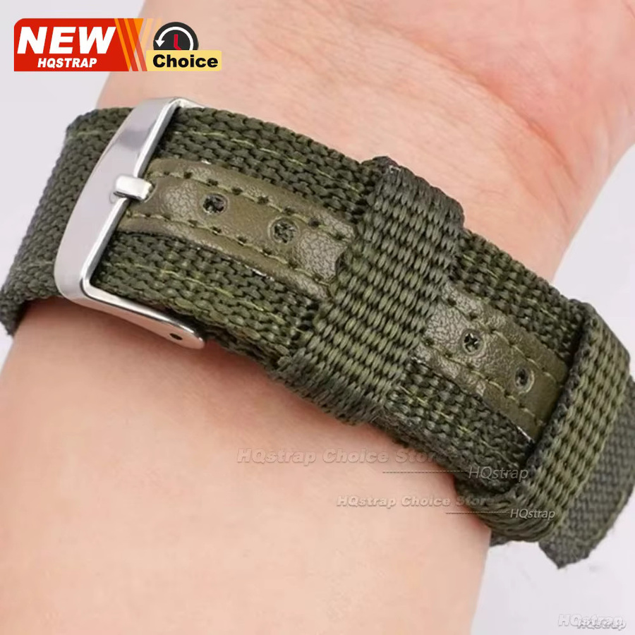HQstrap Uhrenarmband Nylon, Schwarz, Unisex - Bild 4