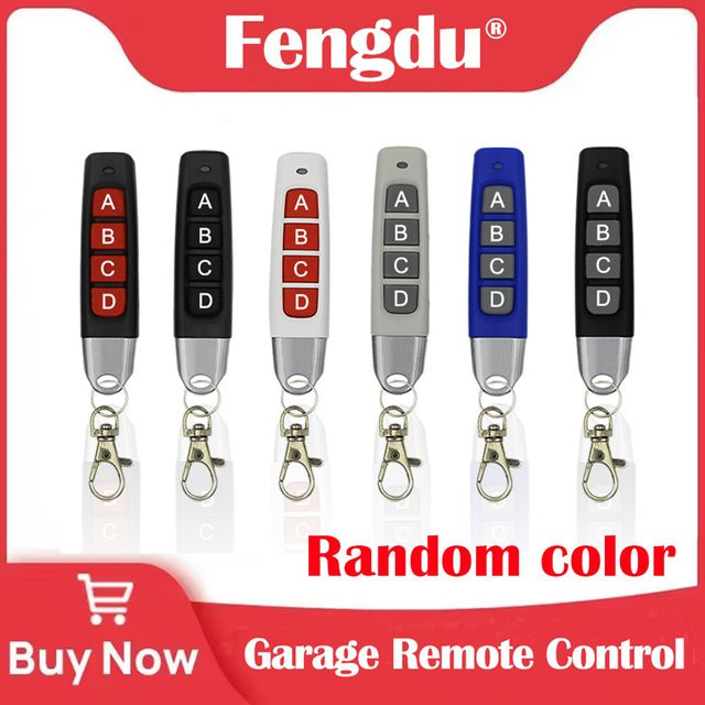 Universeller 433-MHz-Garagentor-Fernbedienungs-Duplikator mit 4 Tasten in Multicolor - Bild 1