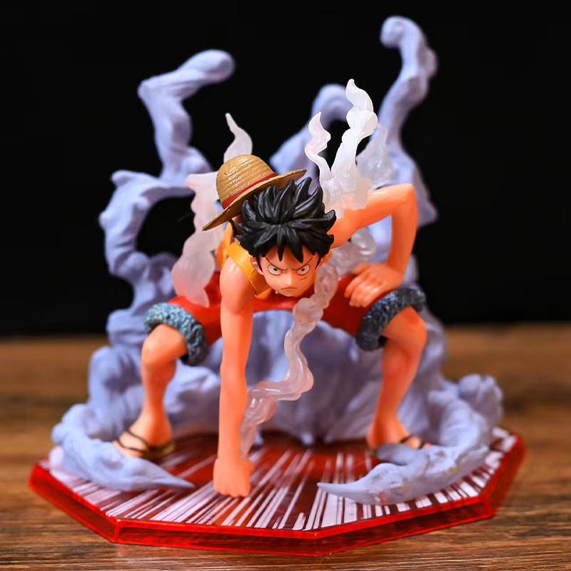 Bandai One Piece Luffy Second Gear, PVC-Puppe, Einzelfigur - Bild 2