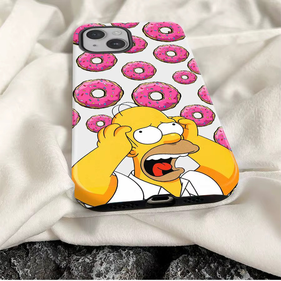 The Simpsons Donut Schutzhülle für Apple iPhone Modelle in Multicolour - Bild 2