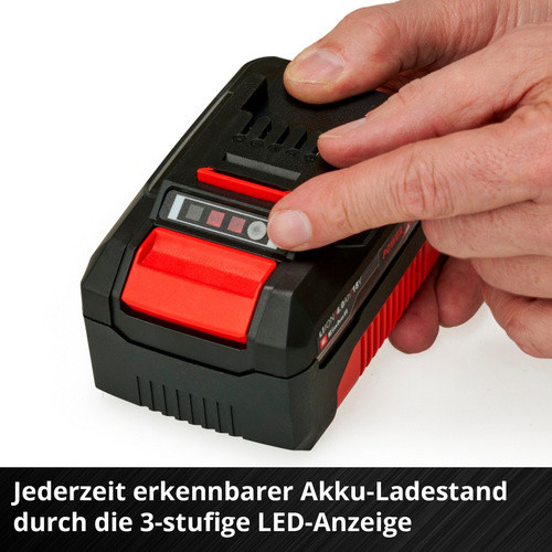Einhell Power X-Change Akku PXC-Twinpack 2x 18 V 4 Ah Li-Ion in Rot/Schwarz - Bild 6
