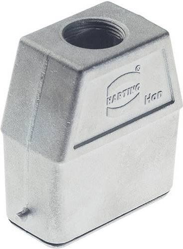 Harting Tüllengehäuse 19620250446 aus Aluminium in Silber - Bild 1
