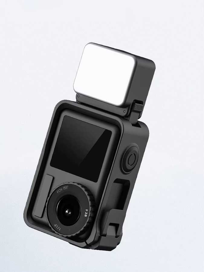 Ulanzi LM18 LED-Videoleuchte in Schwarz, IPX5 wasserdicht und magnetisch, 5600K, passend für DJI Osmo Action 5/4/3 und Osmo Pocket 3 - Bild 7