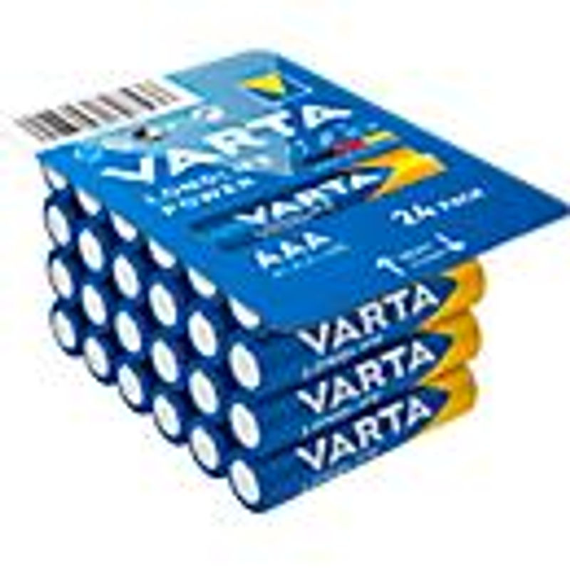 Varta Longlife Power AAA Micro Batterien, 24 Stück, Blau/Gelb - Bild 3