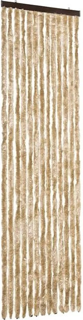 vidaXL Insektenschutz-Vorhang aus Chenille in Beige, thermoisolierend, Breite: 56 cm, Höhe: 200 cm - Bild 1