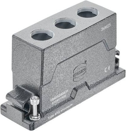 HARTING Tüllengehäuse aus Edelstahl in Grau 19 40 524 0432 19405240432 - Bild 1