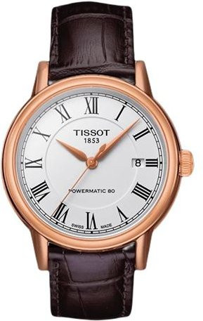 Tissot Armbanduhr Automatik, Edelstahl, Leder, Weiß, Herren - Bild 1