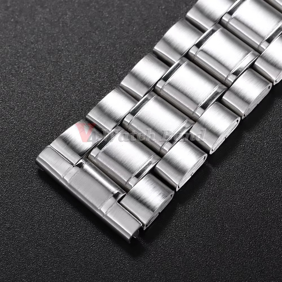 Uhrenarmband Edelstahl, Silber, Unisex, 18/20/22 mm - Bild 3